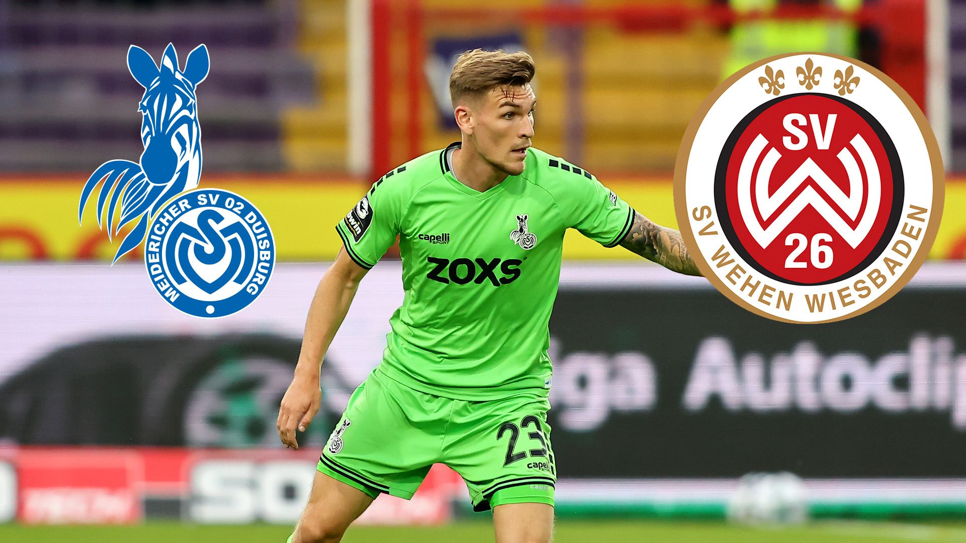 Duisburg vs Wehen Wiesbaden