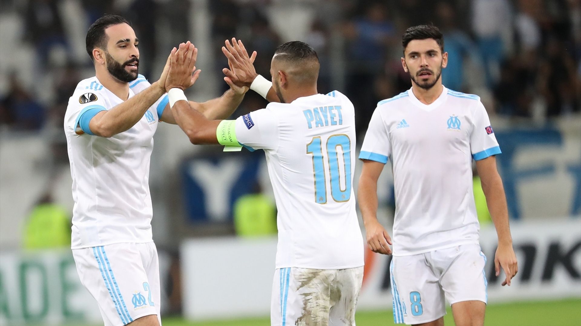 Adil Rami Sanson Payet Marseille 1492017 UEL