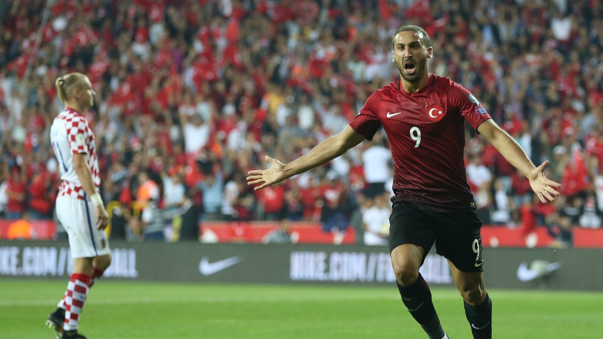 Cenk Tosun Turkey Croatia WCQ 09052017