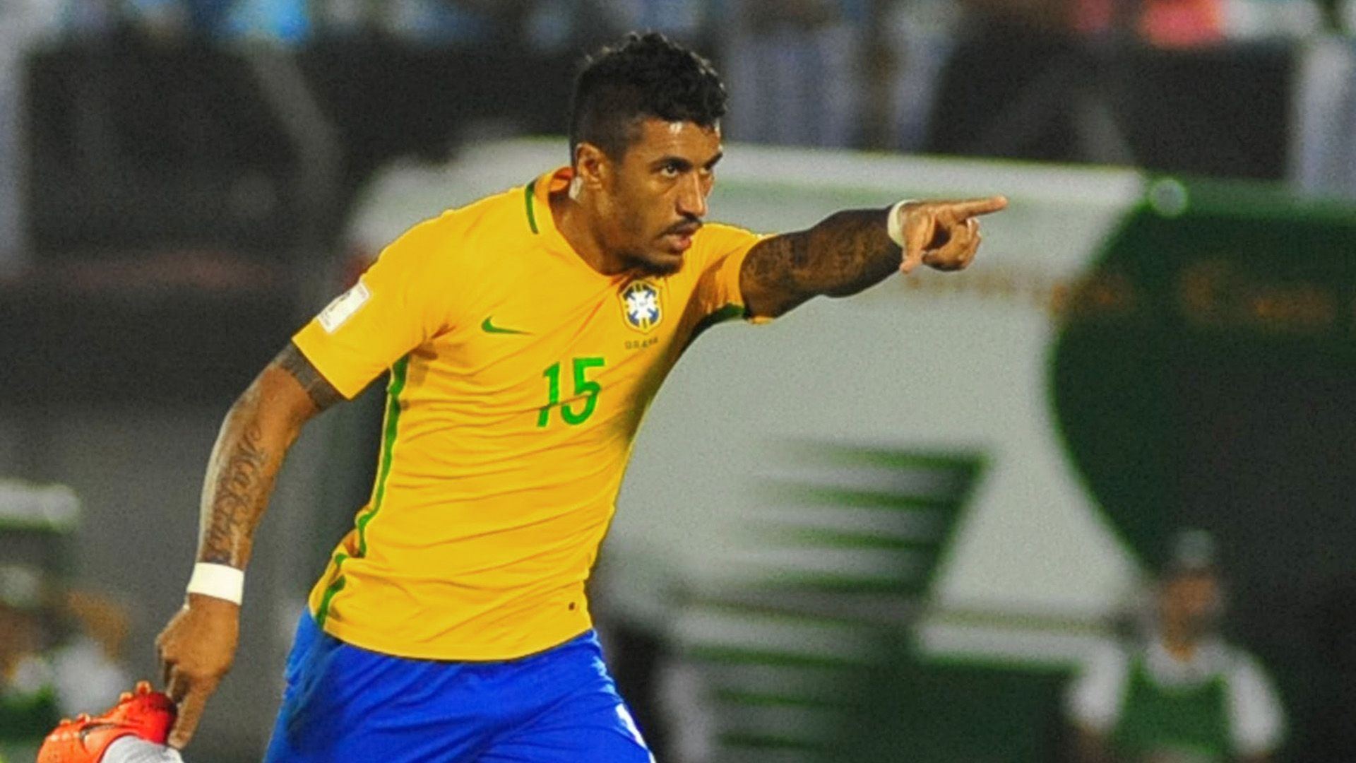 Paulinho Uruguai Brasil Eliminatorias 2018 23032017
