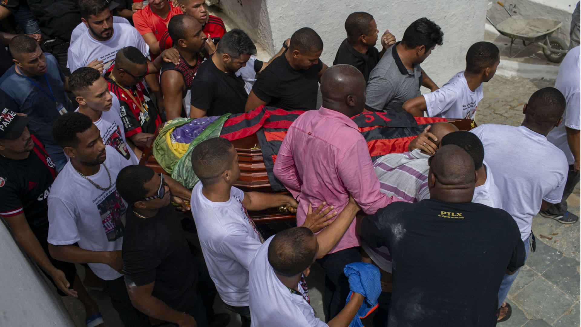 Flamengo garotos do Ninho enterro 19 02 2019