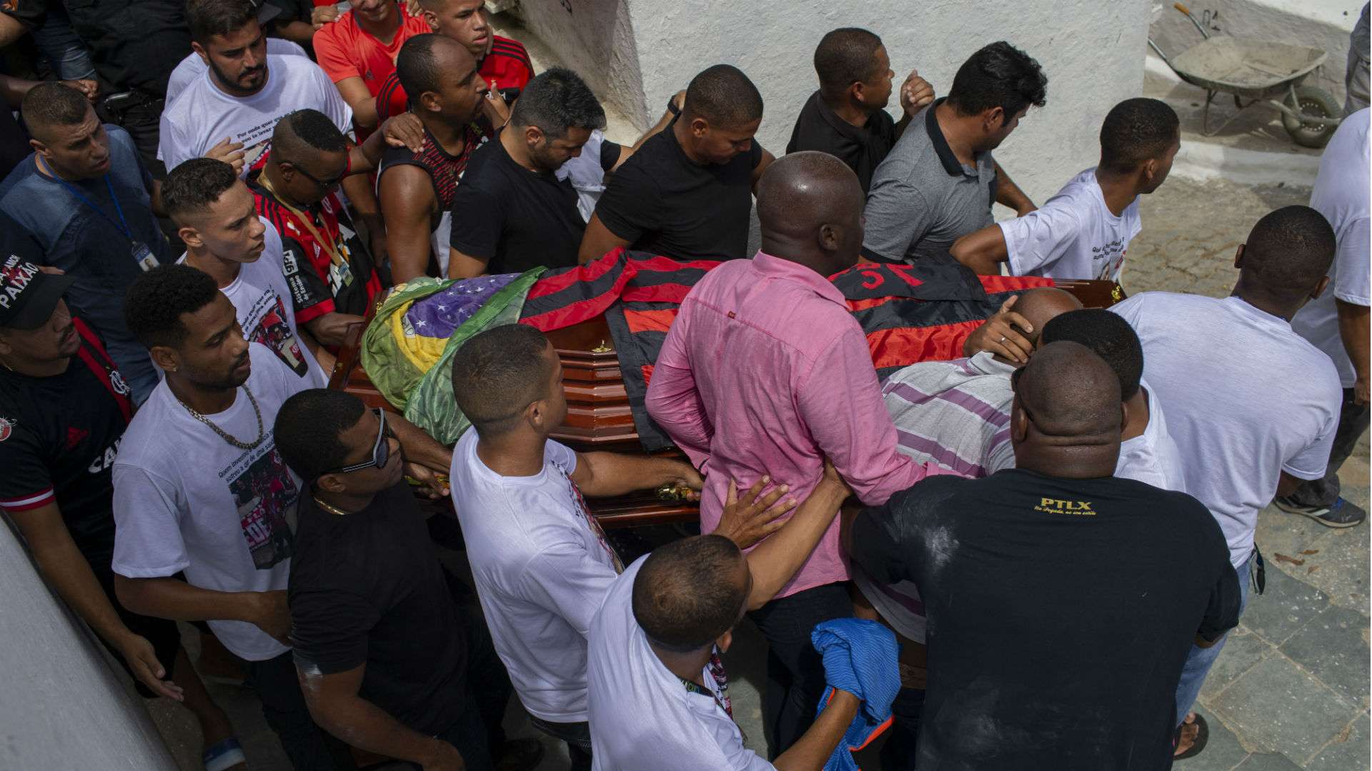 Flamengo garotos do Ninho enterro 19 02 2019