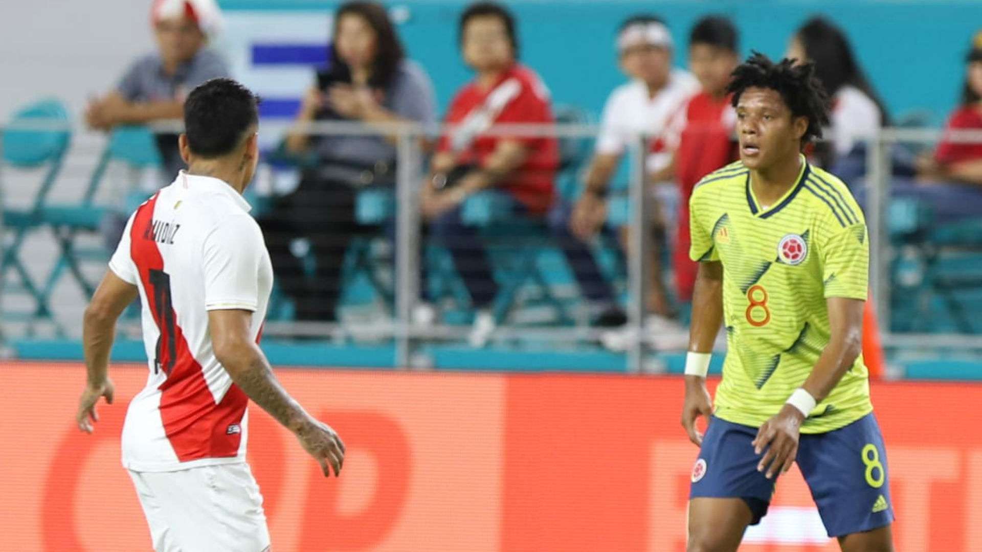 Yairo Moreno Colombia - Perú amistoso 2019