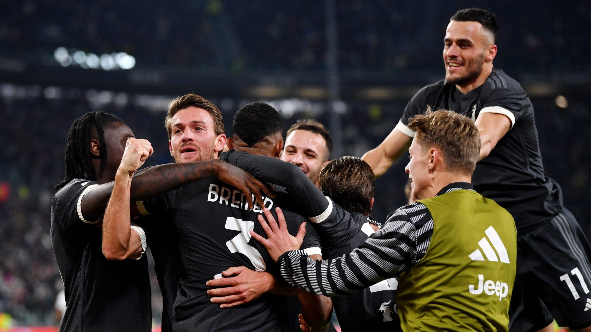 Juventus celebrating 2023-24