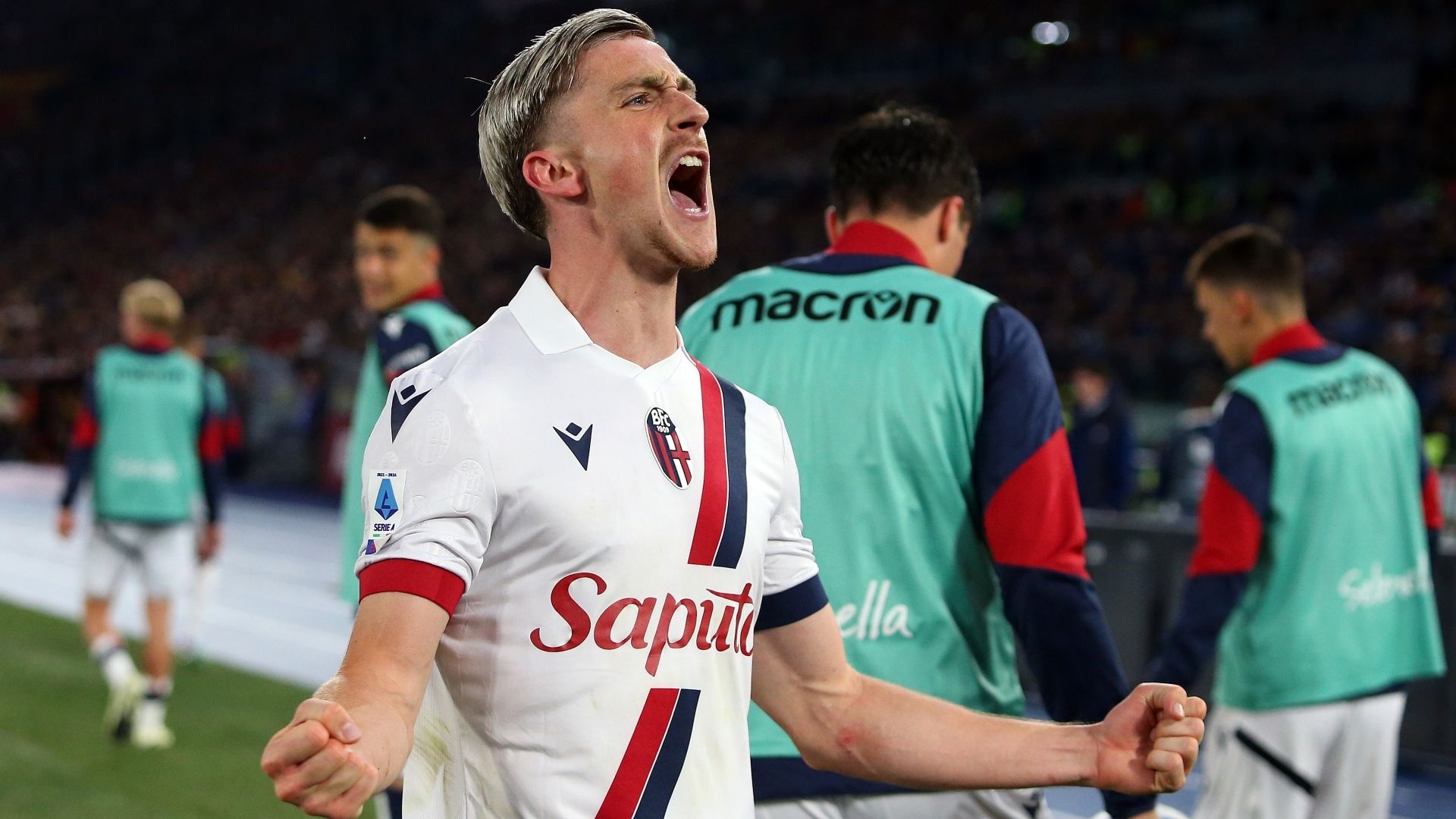 Alexis Saelemaekers Roma Bologna 22042024