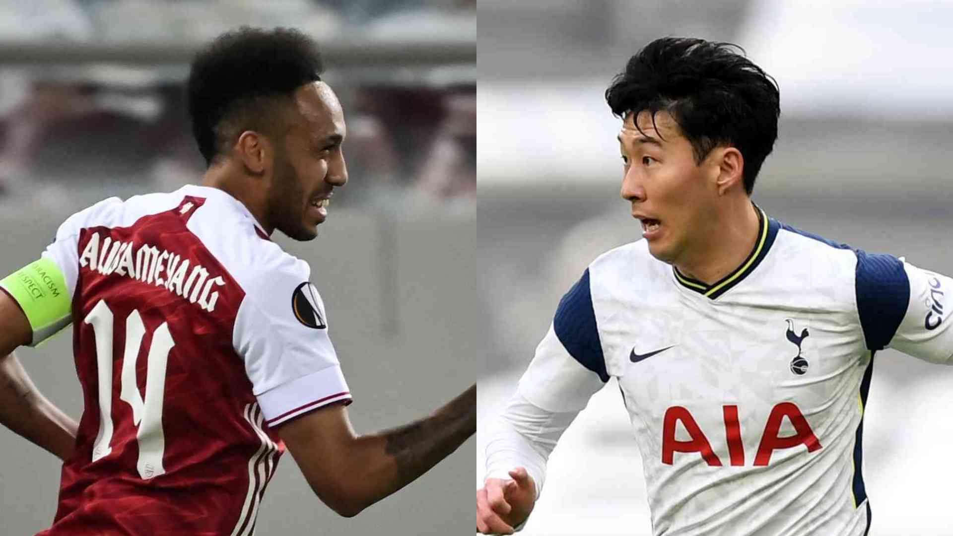 Aubameyang Arsenal Son Heung-Min Tottenham 2020-21