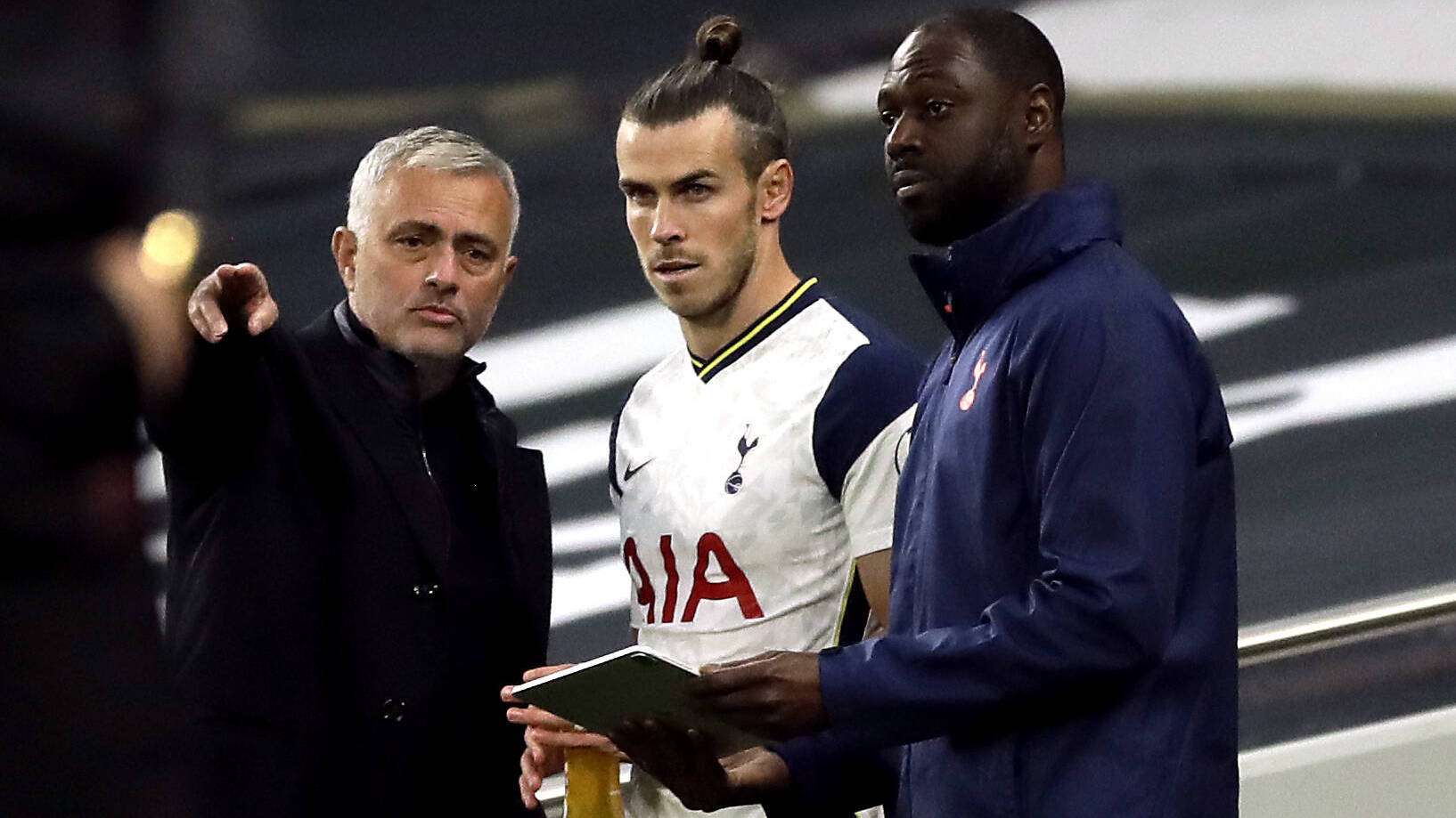 GER ONLY Jose Mourinho Gareth Bale Tottenham