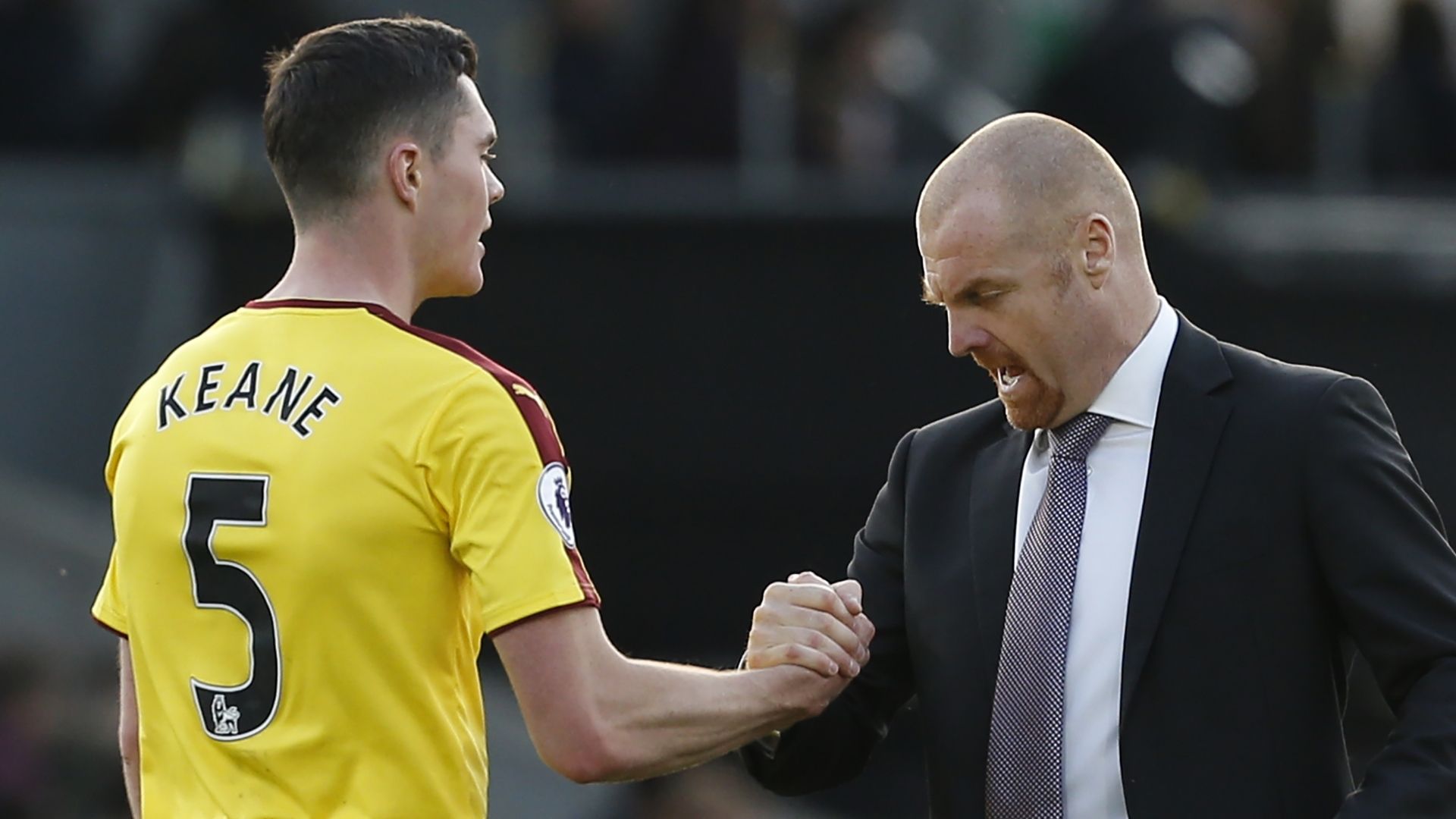 Michael Keane, Sean Dyche
