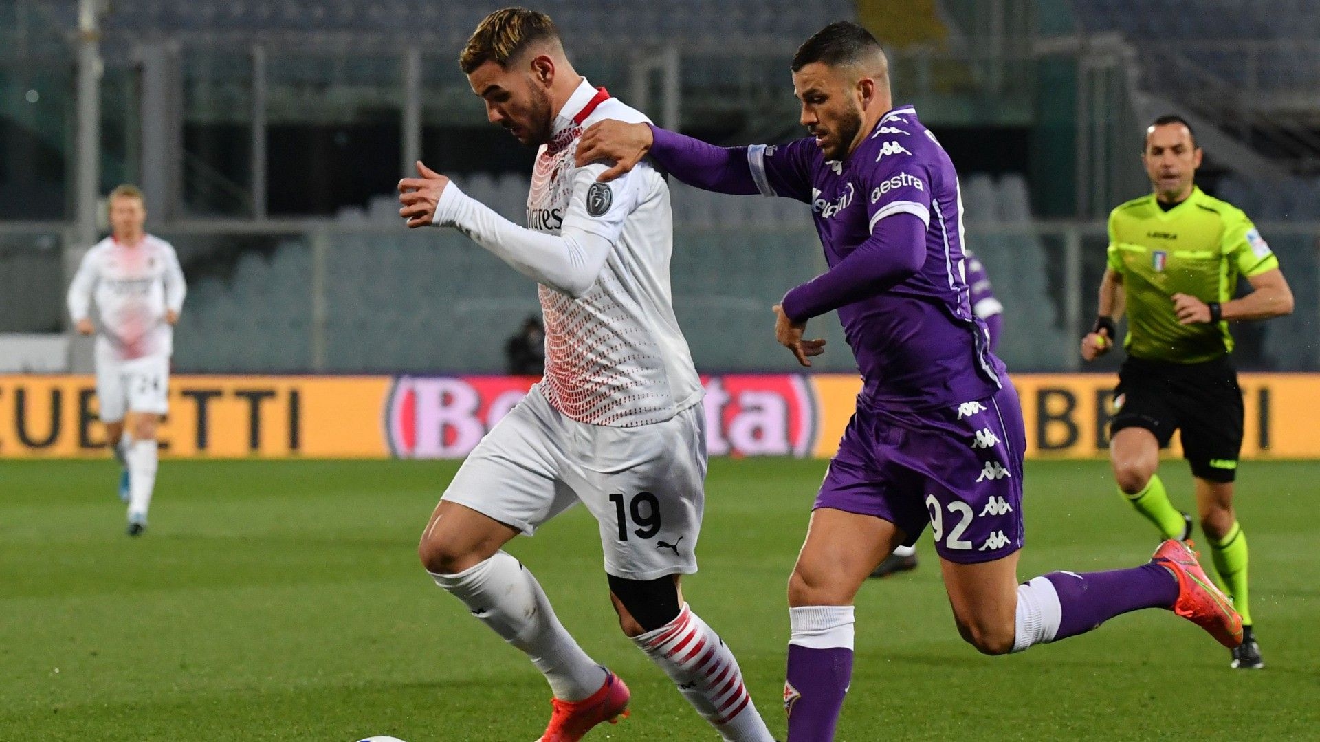 Valentin Eysseric Theo Hernandez Fiorentina Milan