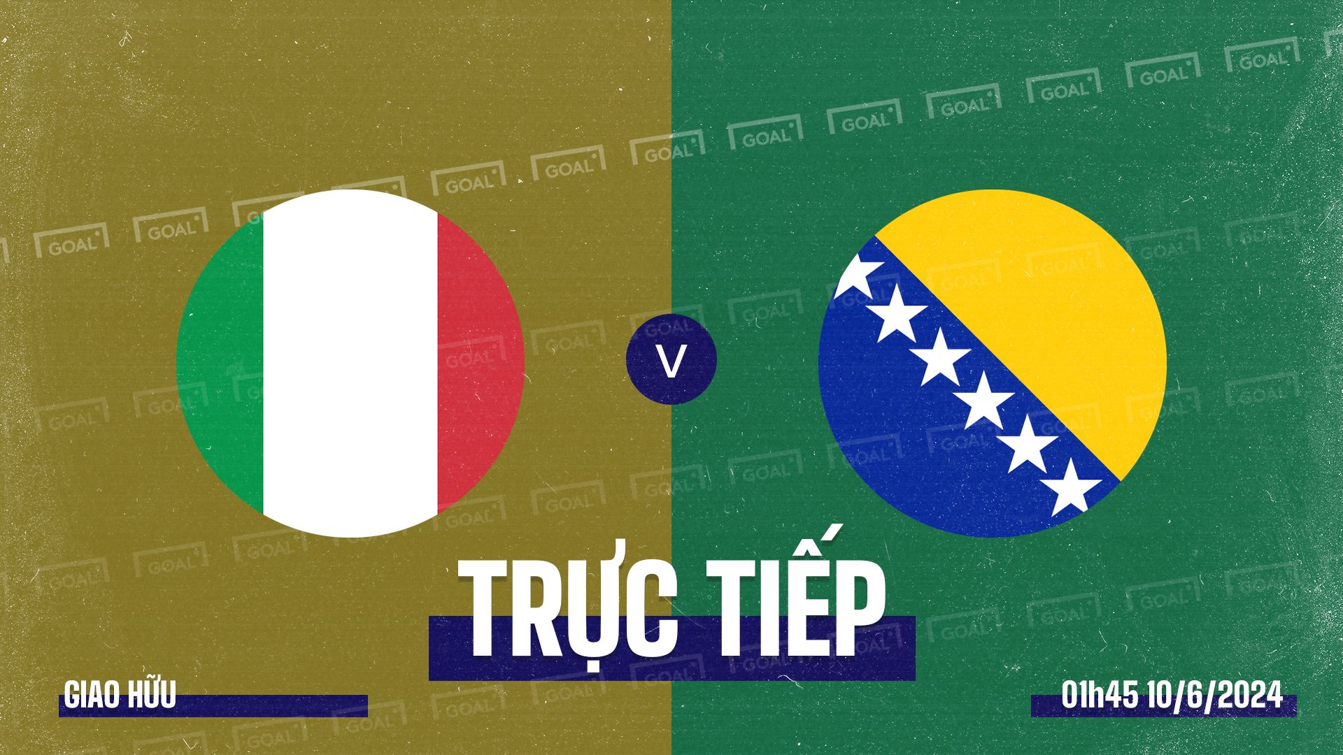 Italy vs Bosnia-Herzegovina 2024 GFX