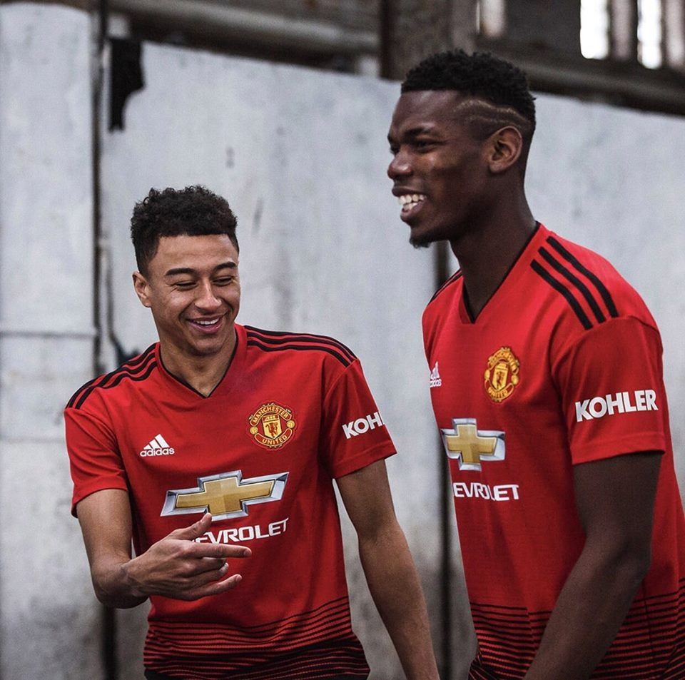 Manchester United home kit for the 2018/19 season