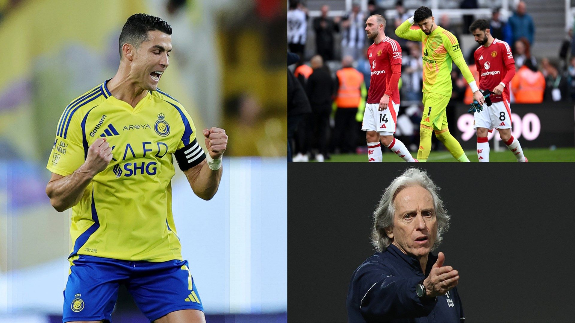 Cristiano Ronaldo Jorge Jesus Manchester United