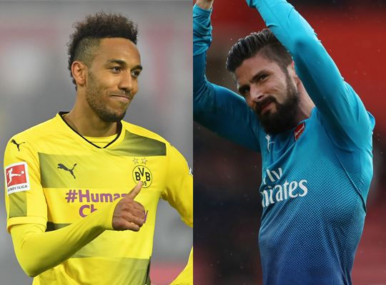 Pierre-Emerick Aubameyang & Olivier Giroud