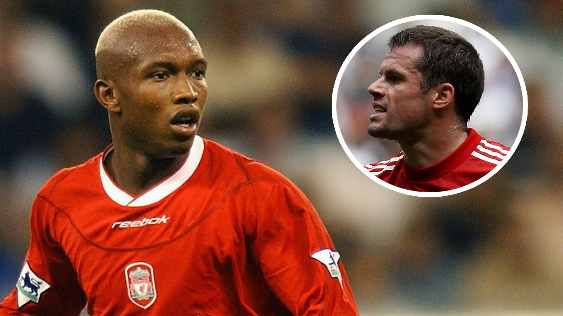 El Hadji Diouf Jamie Carragher Liverpool