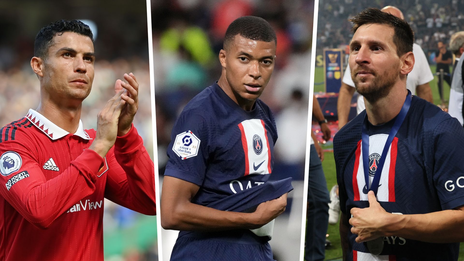 ronaldo mbappe messi 2022-23