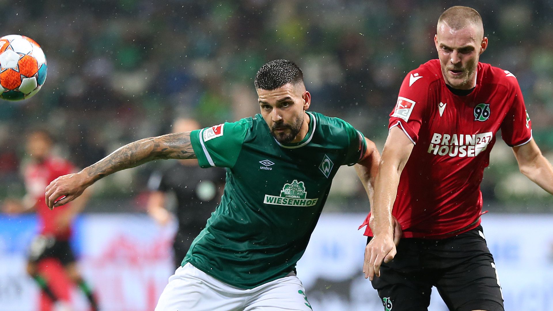 ANTHONY JUNG WERDER BREMEN MARVIN DUKSCH HANNOVER 24072021