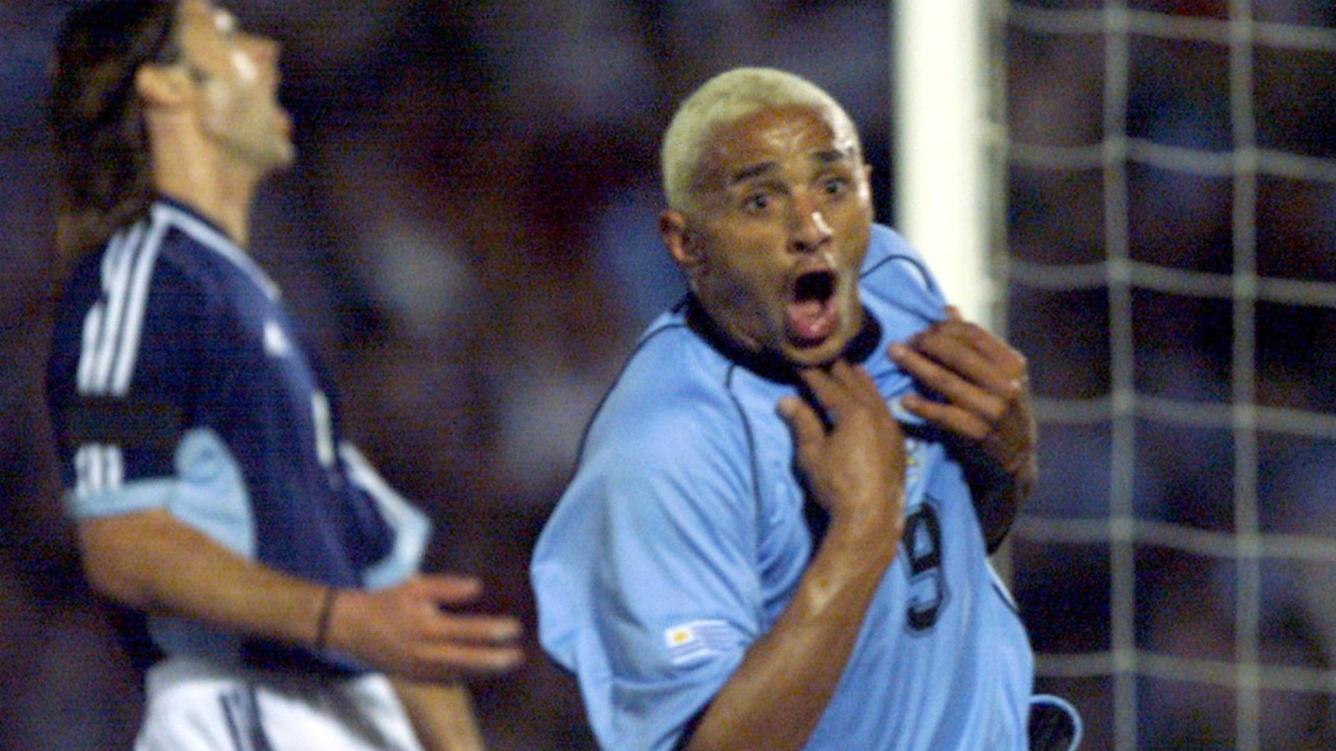 Dario Silva Uruguay Argentina WC 2002 Qualifiers
