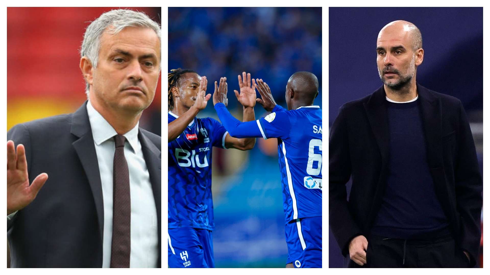 hilal - Jose Mourinho - Pep Guardiola