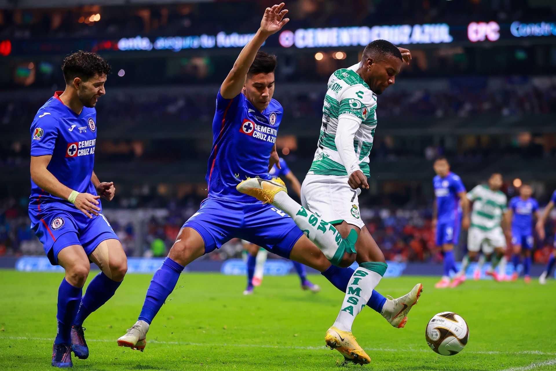 Juan Otero, Pol Fernández Cruz Azul vs Santos Final Guardianes 2021