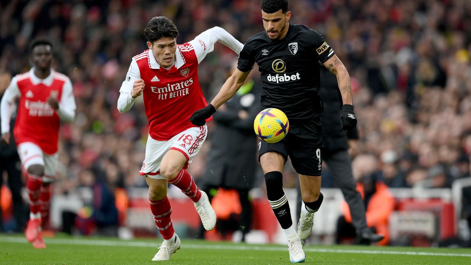 Tomiyasu Solanke Arsenal Bournemouth Premier League 2022-23