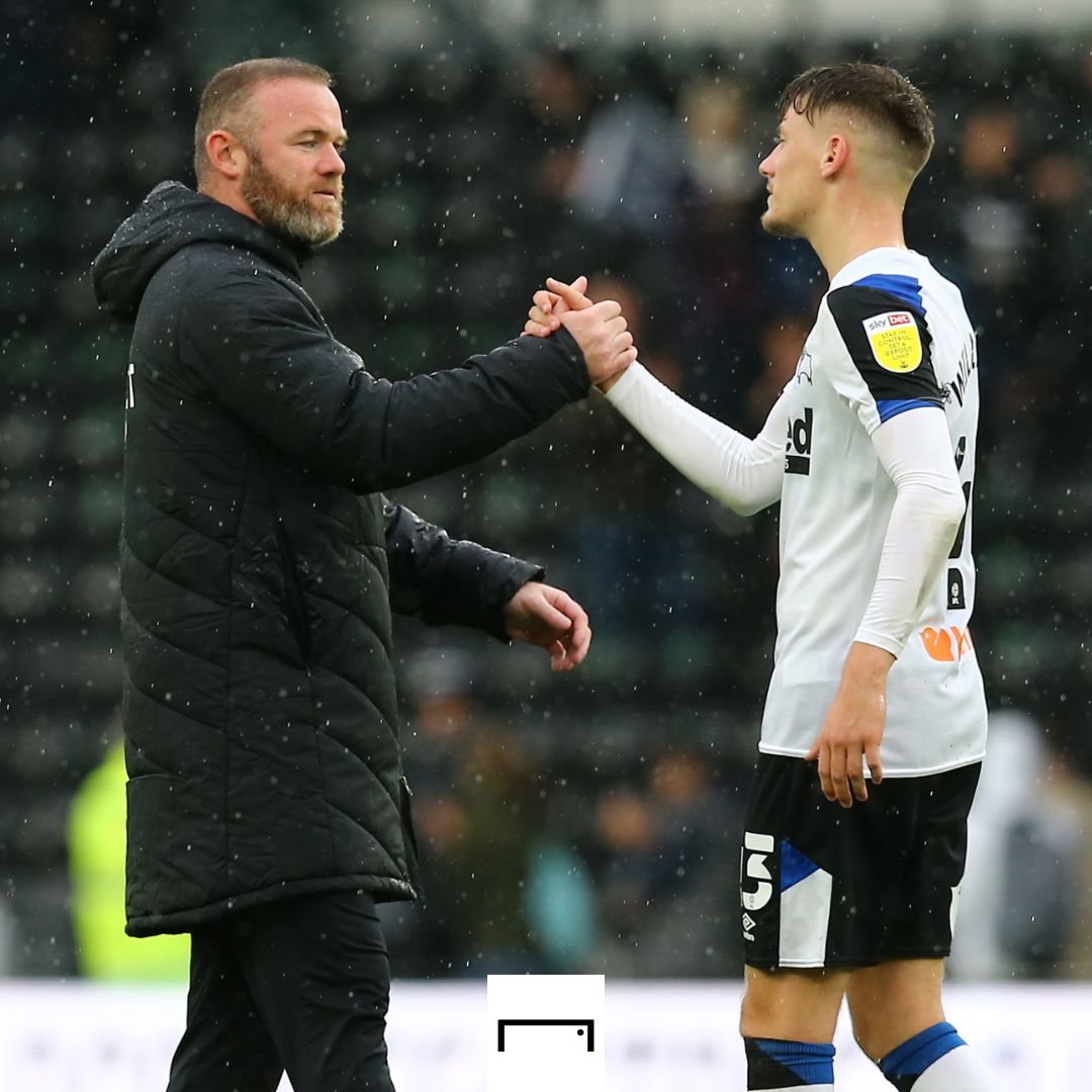 Dylan Williams and Wayne Rooney