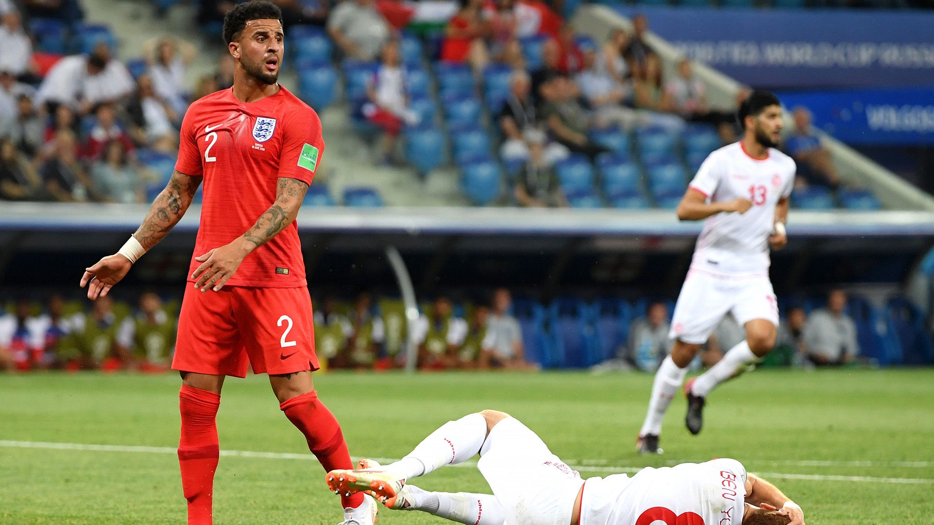 Kyle Walker England Tunisia World Cup 2018