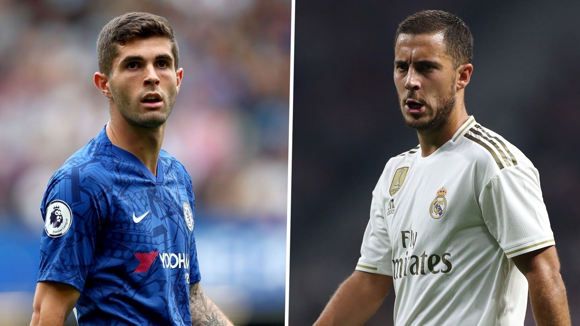 Pulisic/Hazard split 2019-20