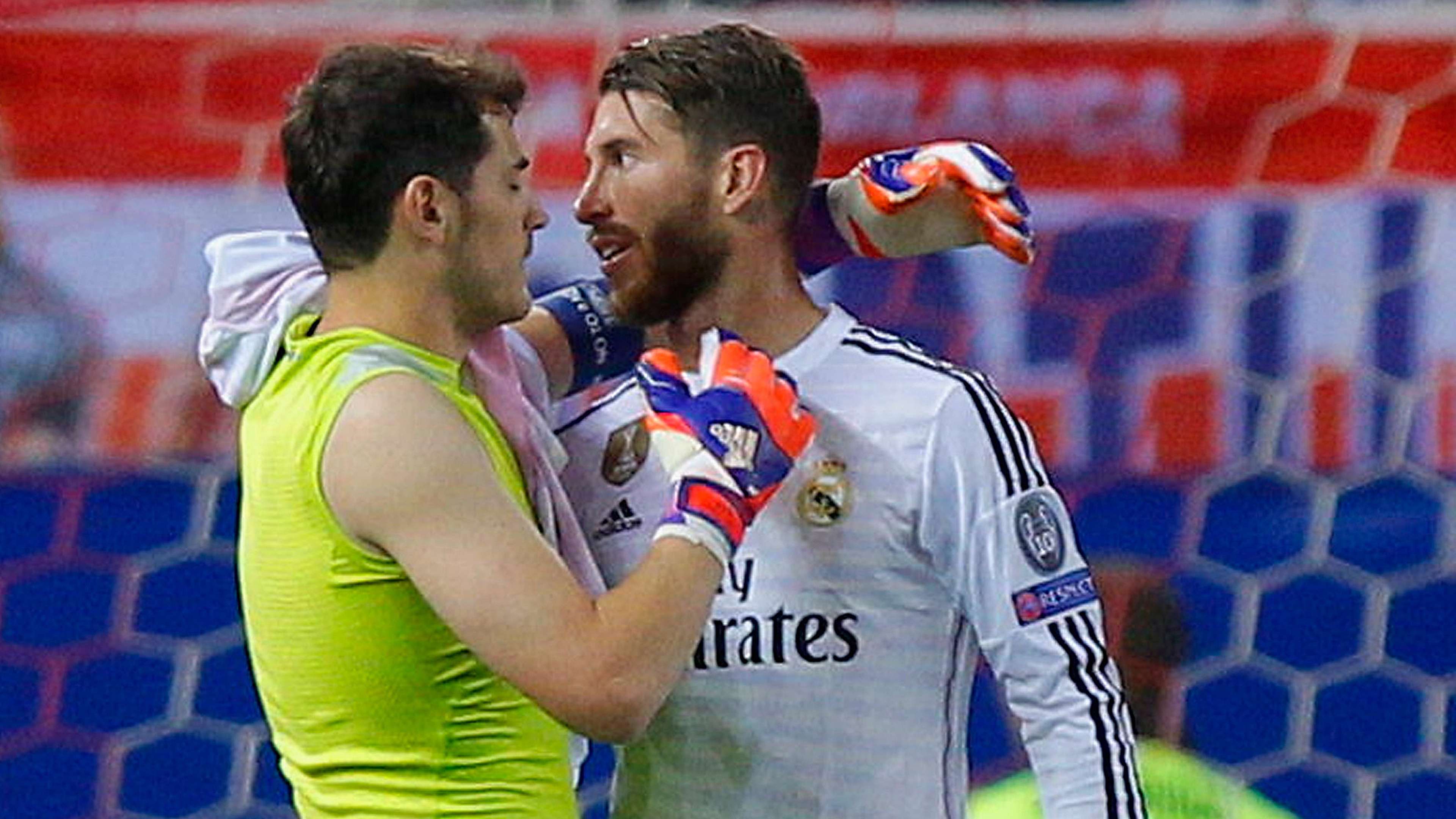 Iker Casillas Sergio Ramos Real Madrid Athletico Madrid Copa del Rey 04142015