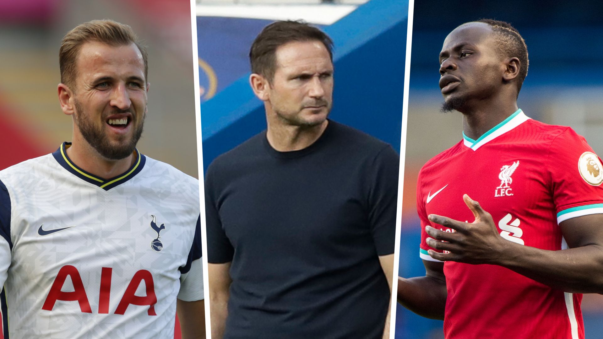 Mane, Kane, Lampard three way split GFX