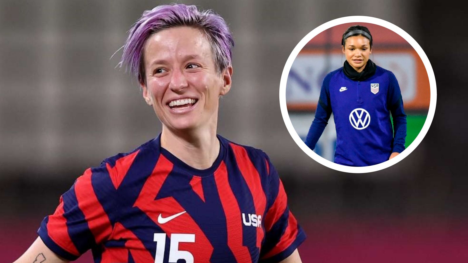 Megan Rapinoe Sophia Smith USWNT