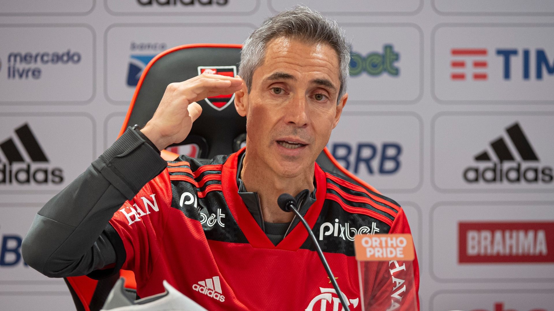 Paulo Sousa, apresentação no Flamengo, 10012021
