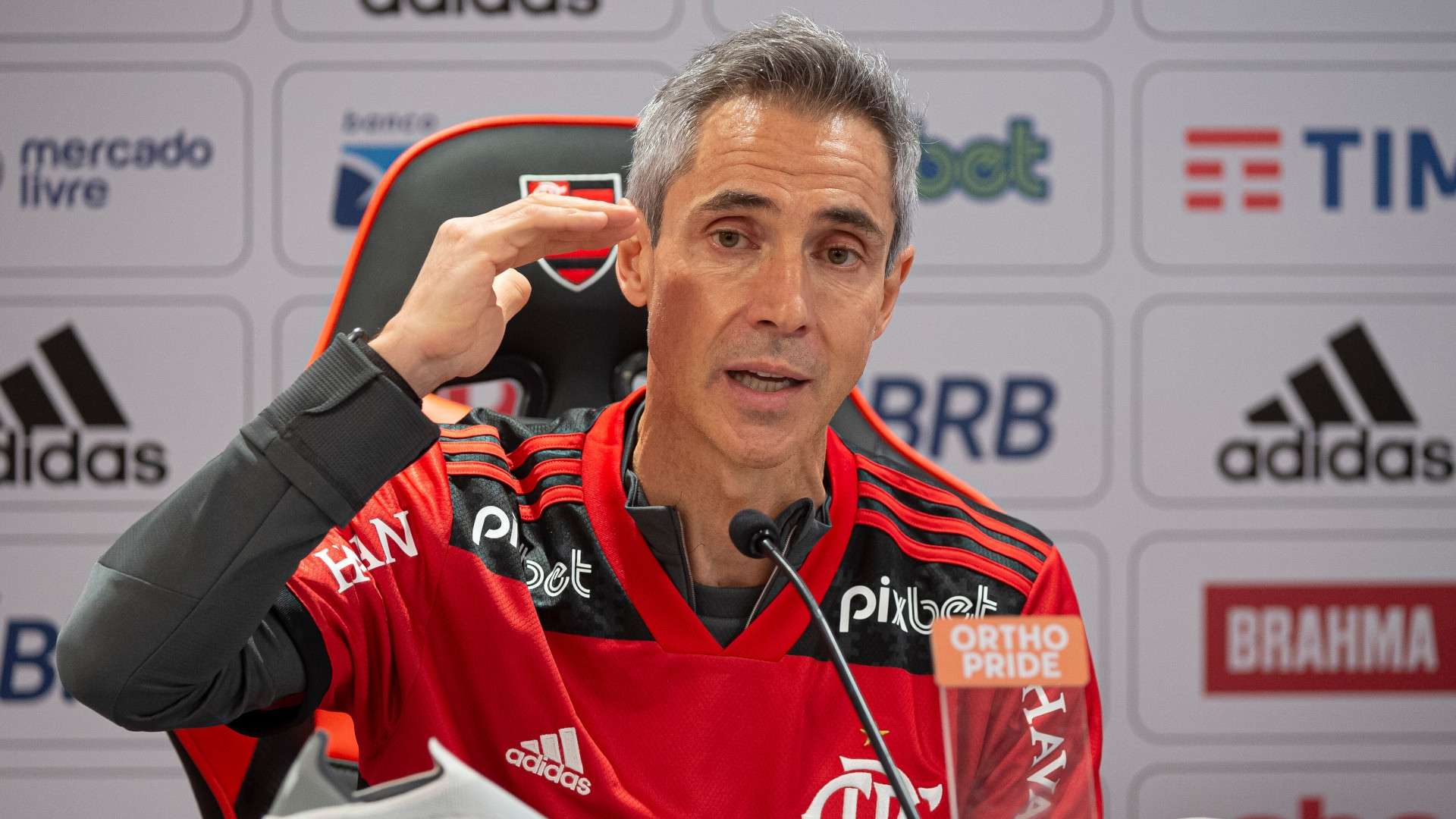 Paulo Sousa, apresentação no Flamengo, 10012021
