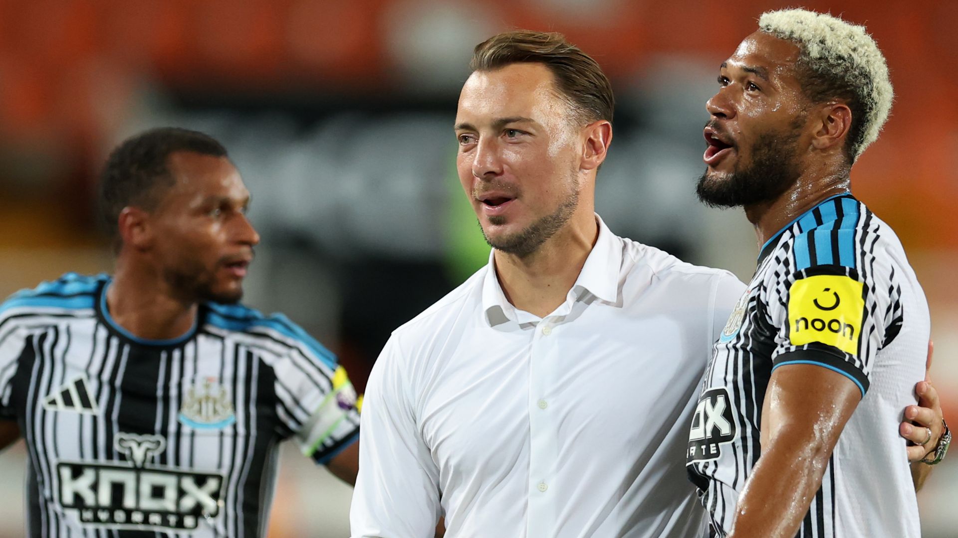 Matthias Jaissle Joelinton Newcastle 2026 pre-season