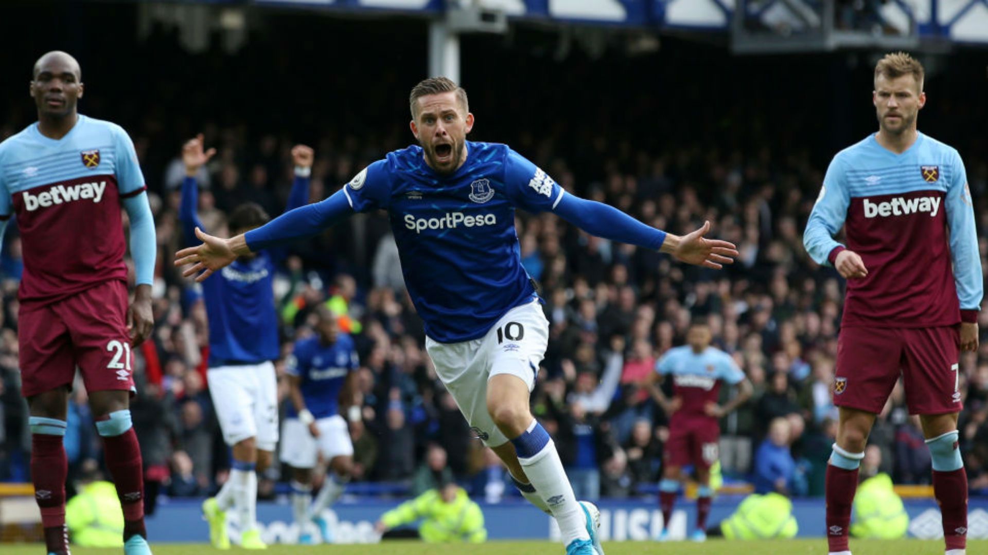 Gylfi Sigurdsson Everton West Ham 10192019