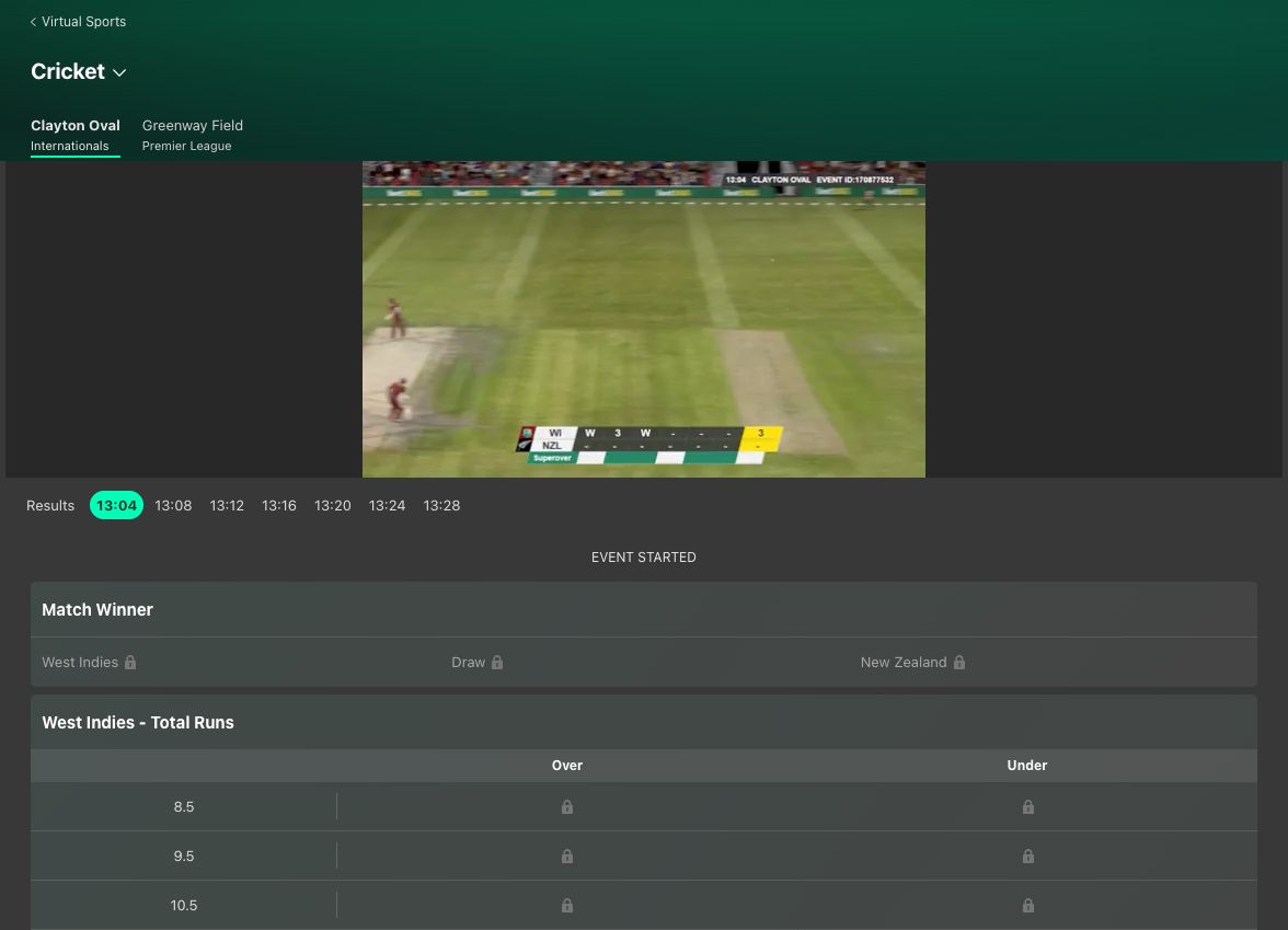 bet365 virtuals cricket