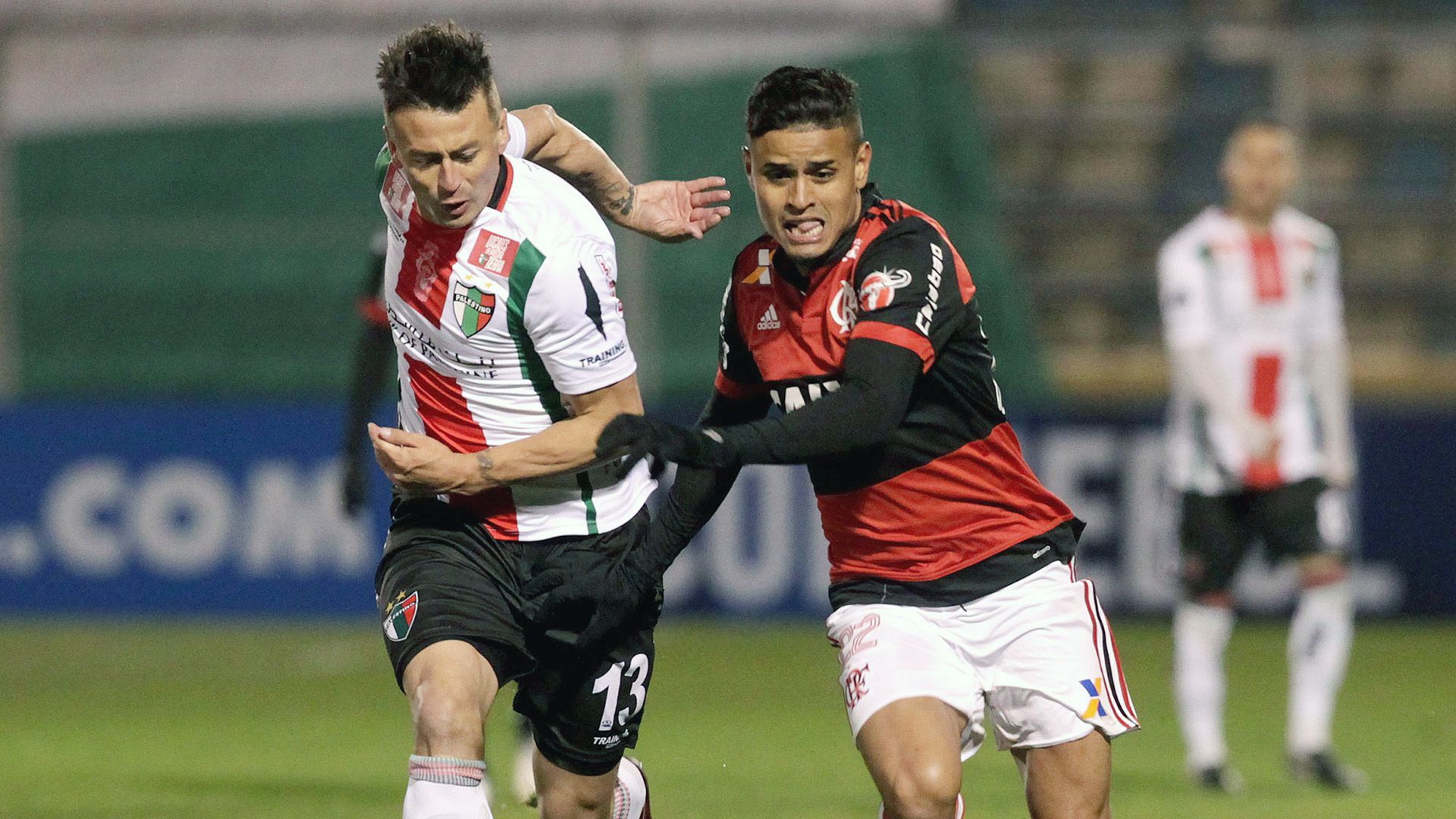 Everton Roberto Gutierrez Palestino Flamengo Copa Sudamericana