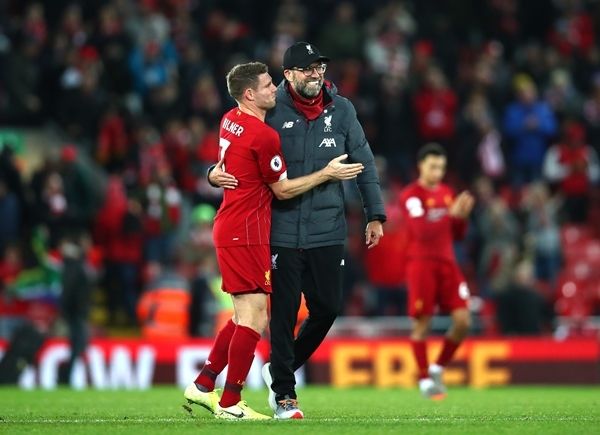 제임스 밀너 클롭 감독 리버풀