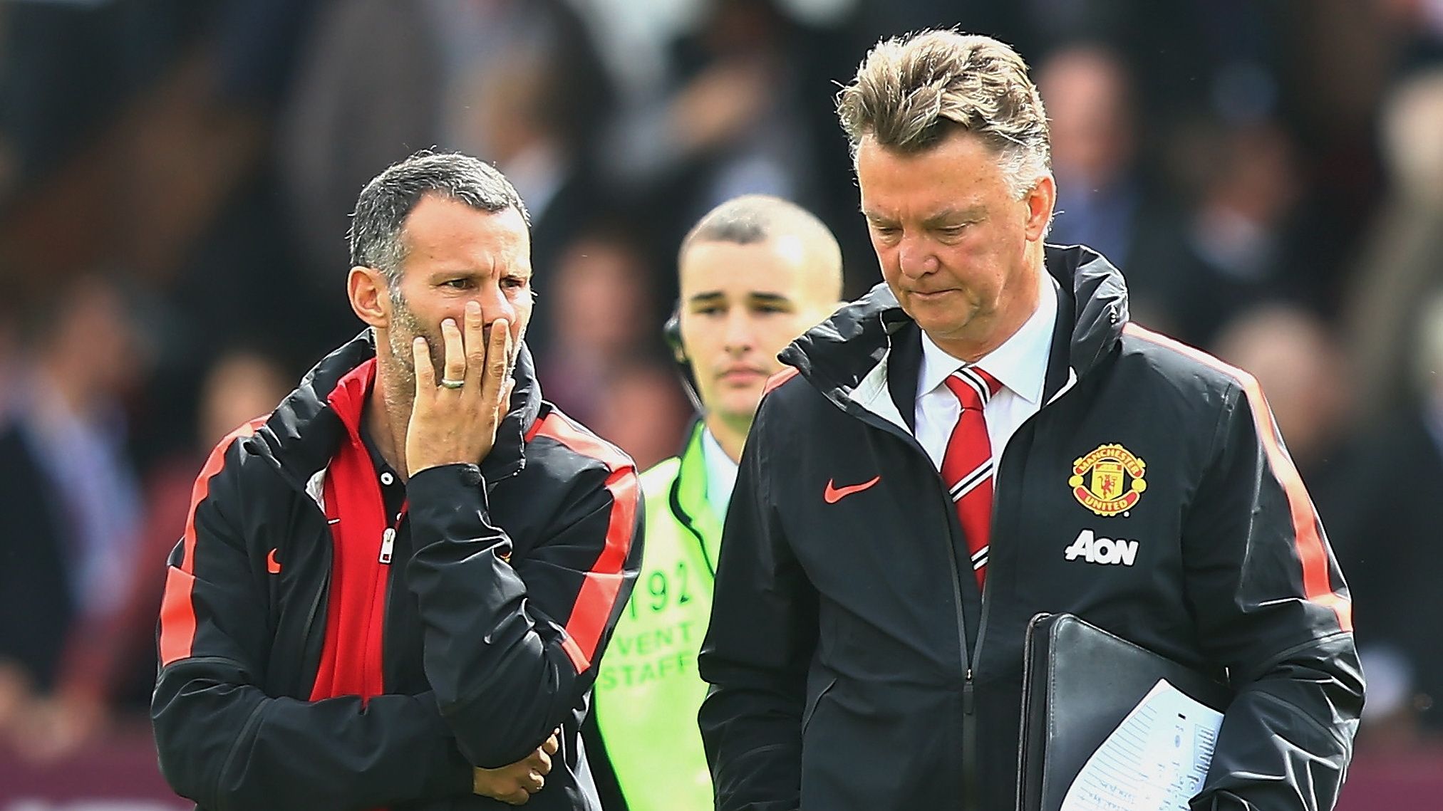 Ryan Giggs Louis van Gaal Manchester United