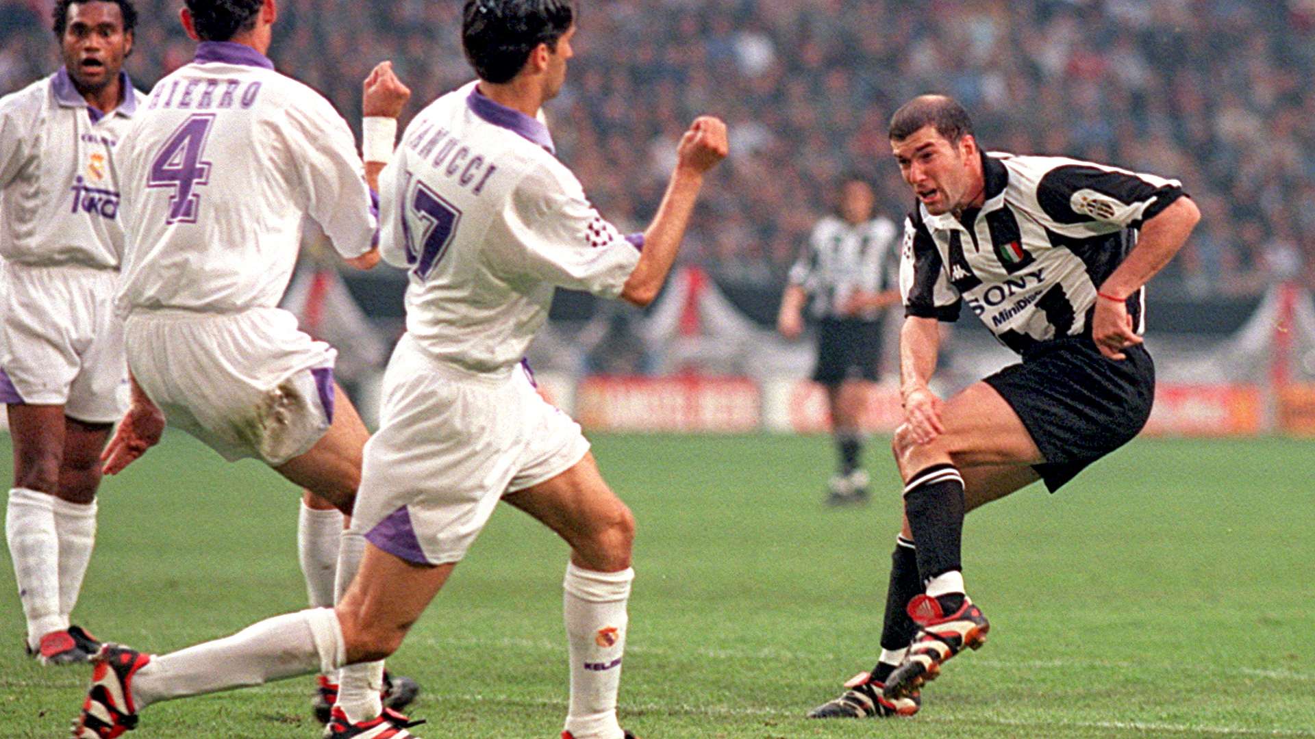 Zinedine Zidane 1998 Champions League final Real Madrid Juventus