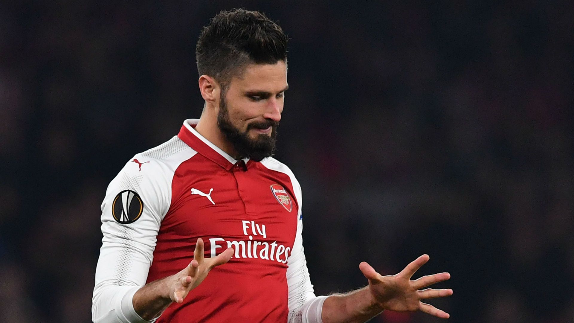 Olivier Giroud Arsenal Red Star Belgrade Europa League