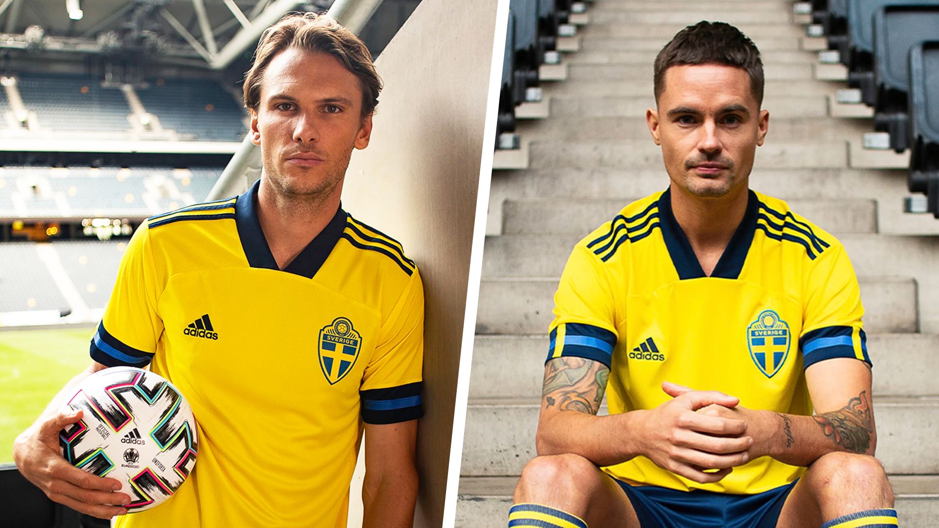 Sweden Euro 2020 home kit