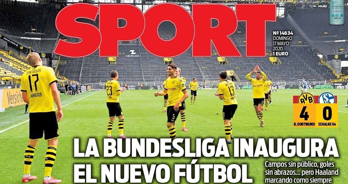 17 May Newspapers embed only Sport