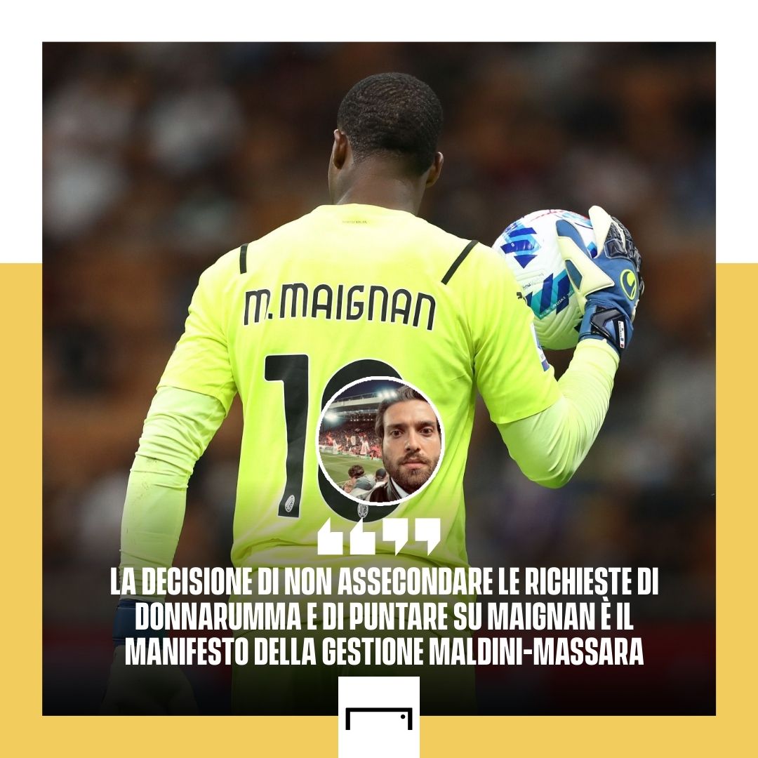 Gambino su Maignan-Donnarumma-Maldini-Massara