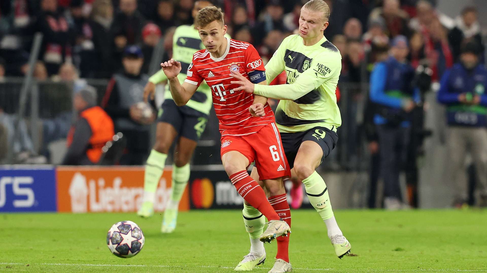 Joshua Kimmich Erling Haaland Bayern Munich Man City 2022-23 Champions League