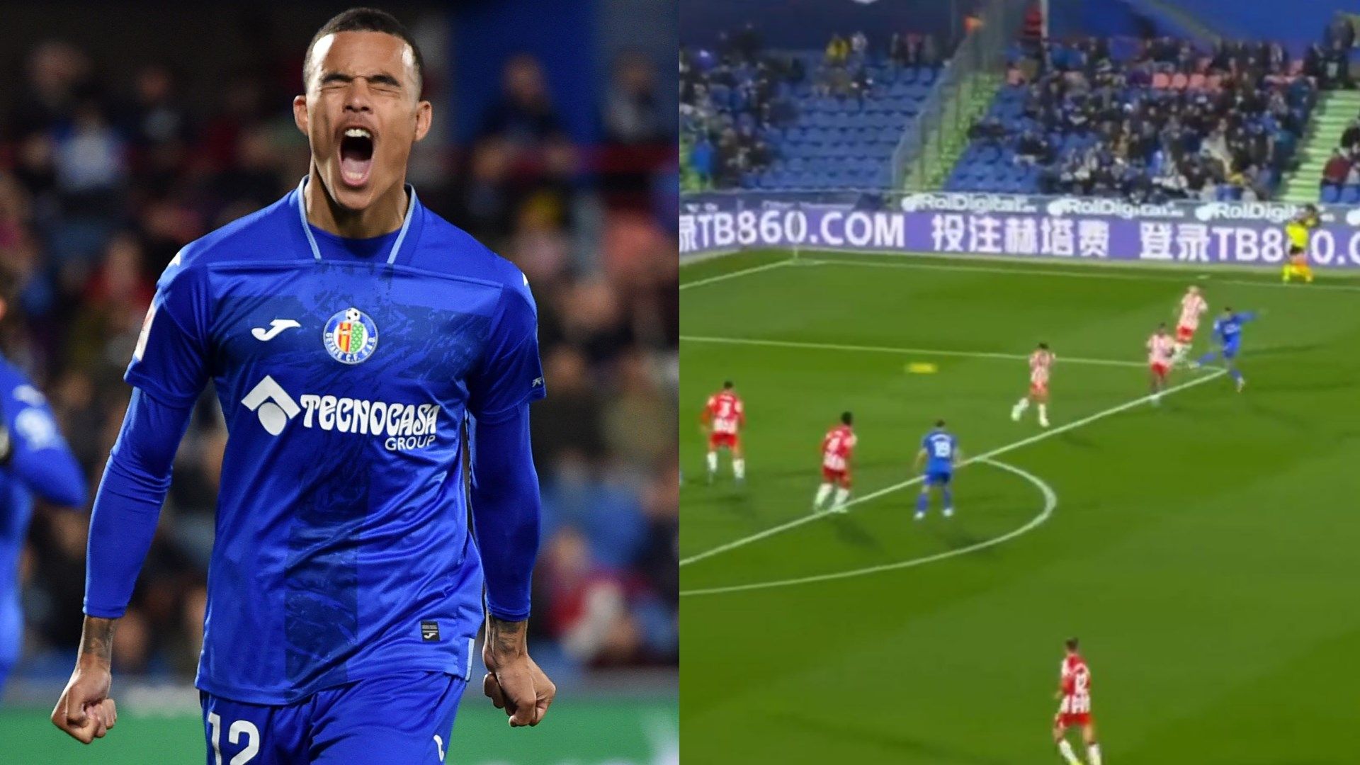 Mason Greenwood Getafe goal 2023-24