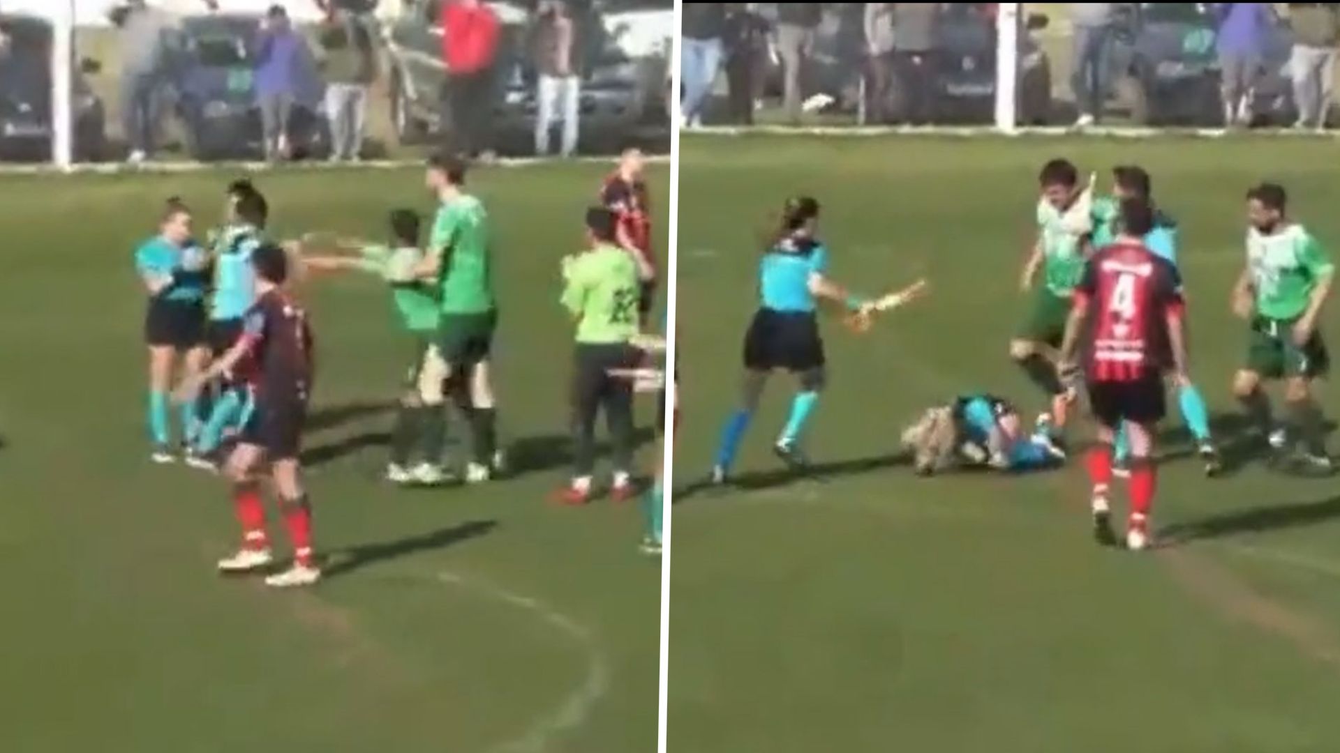 Arbitra aggredita Argentina