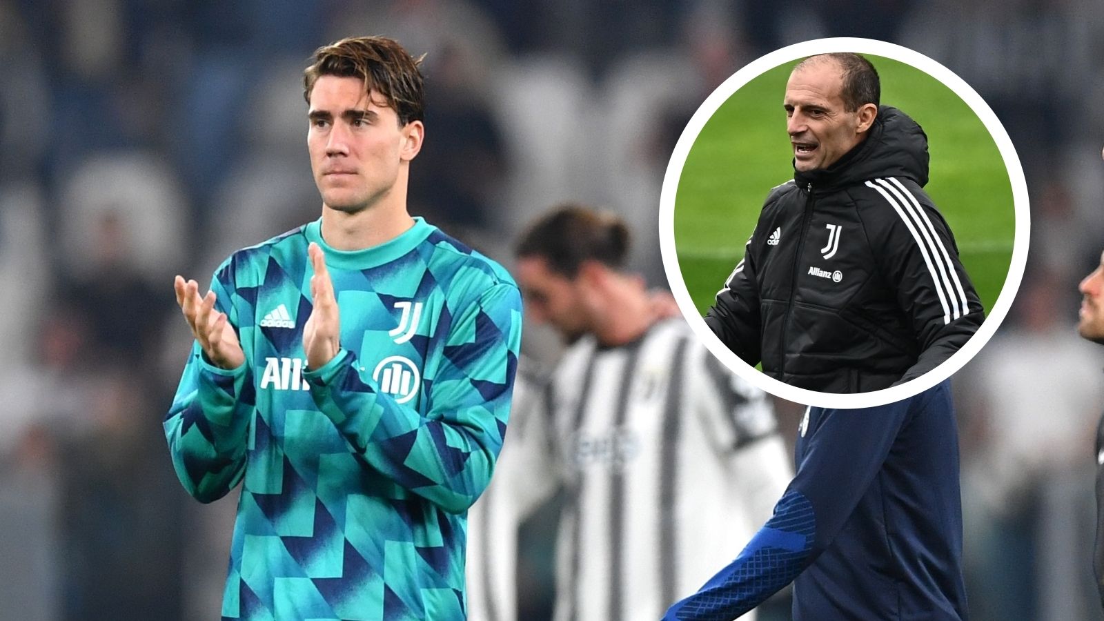 Vlahovic Allegri Juventus