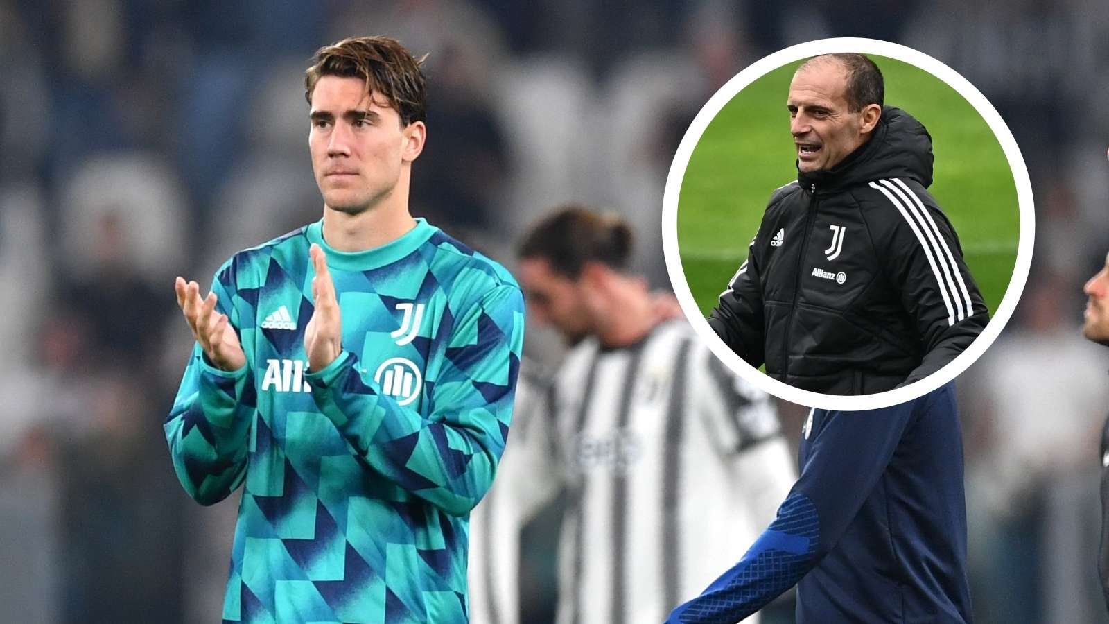 Vlahovic Allegri Juventus