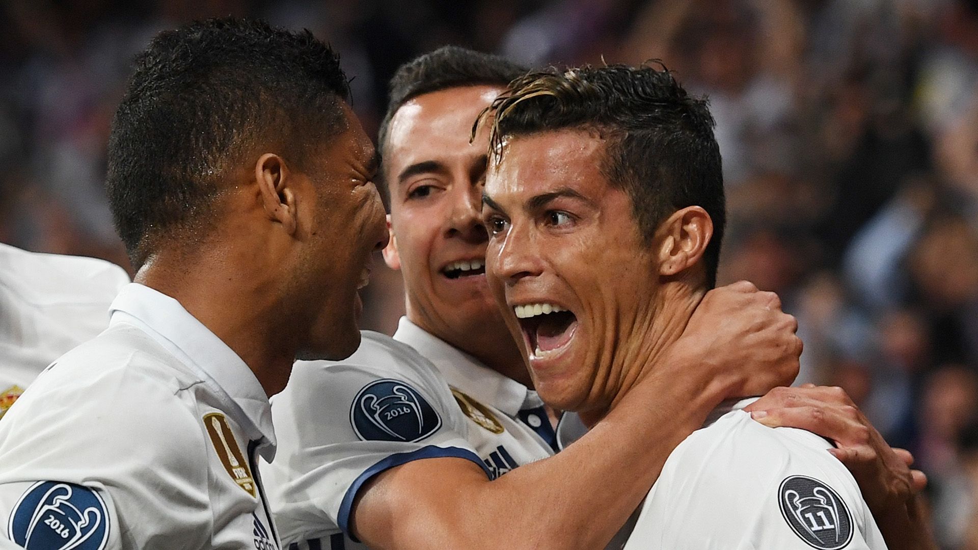 Cristiano Ronaldo Casemiro Real Madrid Bayern Munich UCL 18042017