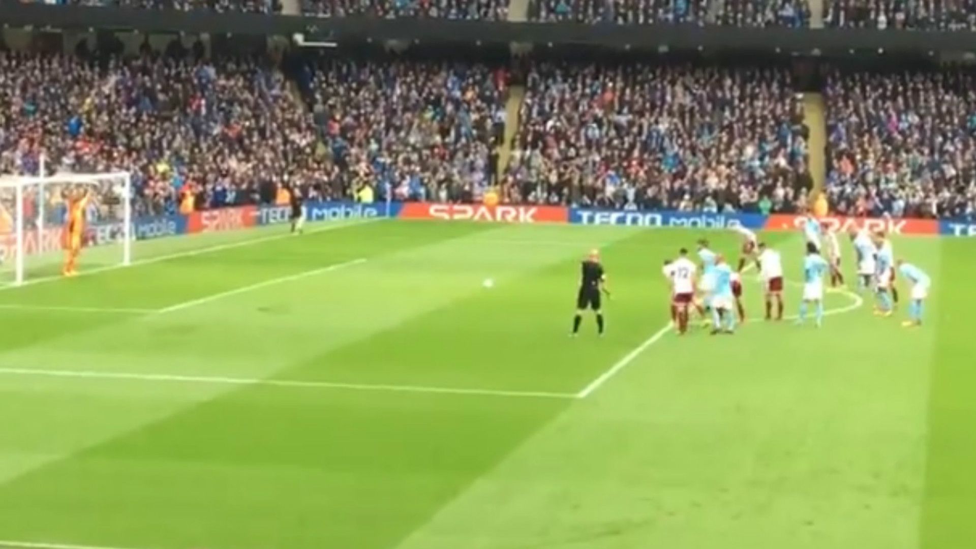 captura video gol aguero city burnley